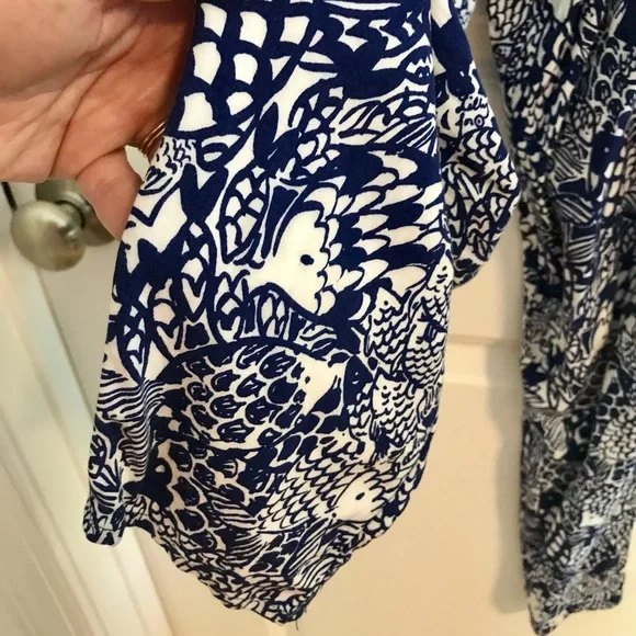 LILLY PULITZER for Target Strapless Jumpsuit in Upstream - Picture 8 of 12